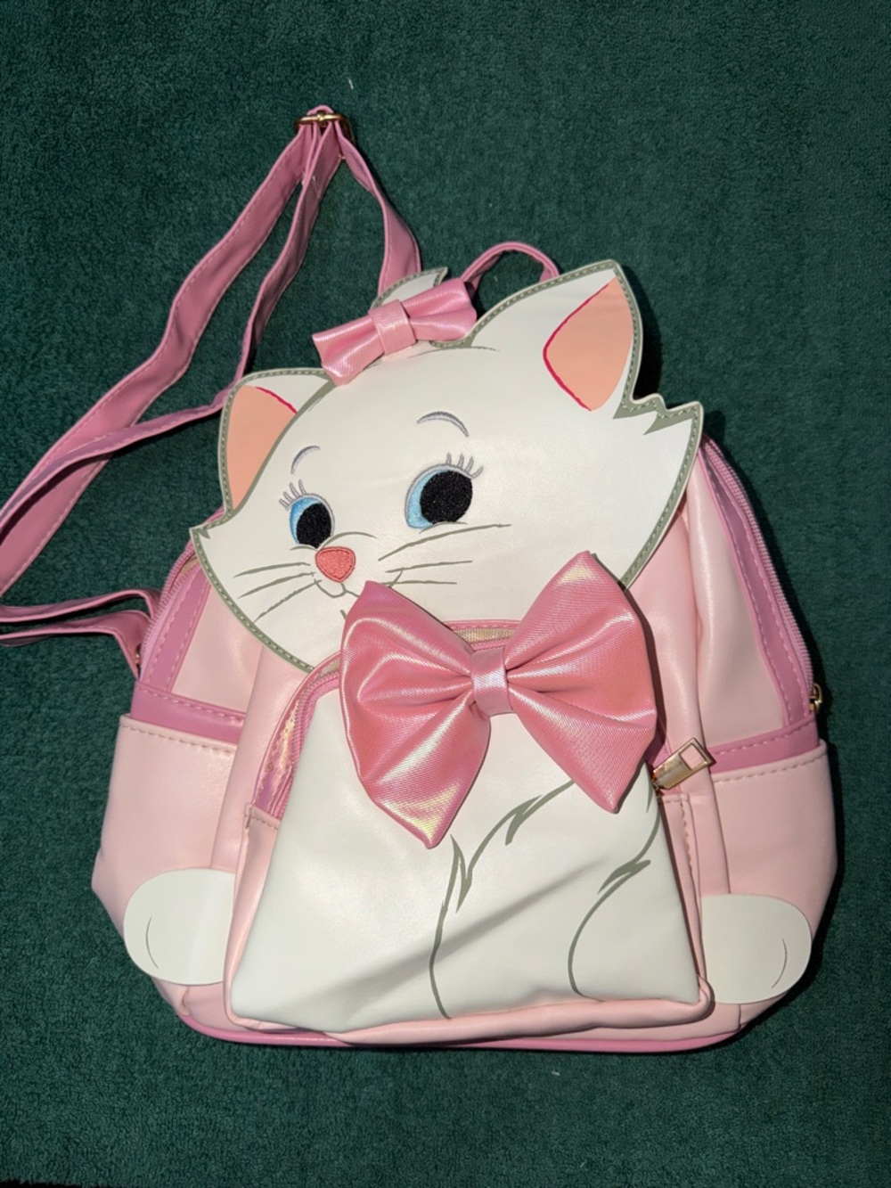 Pink Cat Bow Backpack